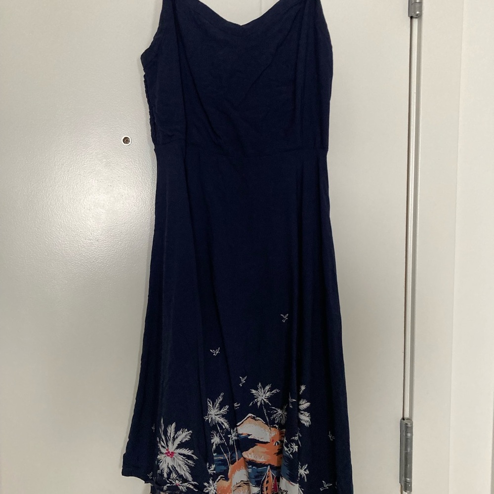 Old Navy Blue Sundress Spaghetti Strap Mini